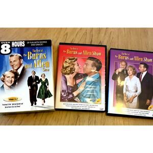Best Of The BURNS and ALLEN Show Volumes 1 2 DVDs Comedy Funny Vintage 8 Hours